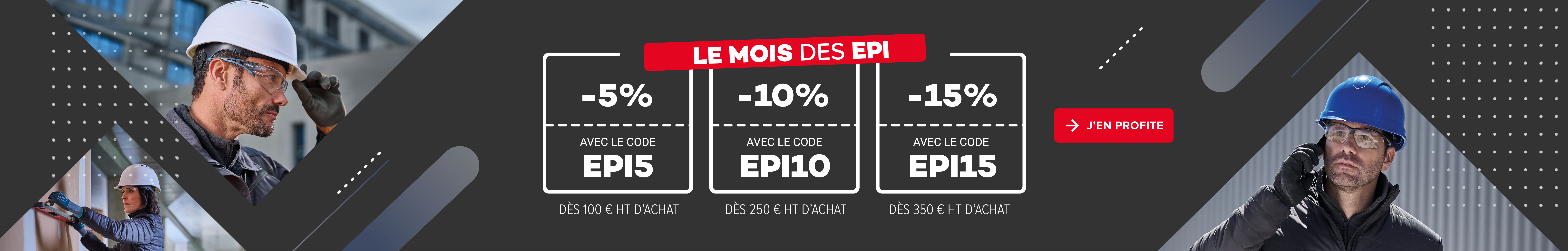 Une offre complète d'EPI pour les professionnels