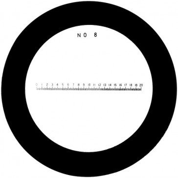 Réticule pour loupe série 183 - règle 0-20 mm