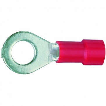 Cosse anneau - 0,5 - 1,5 mm² - M8 - rouge