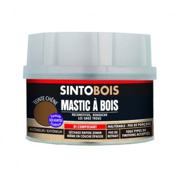 Mastic à bois SINTOBOIS boite - 170 ml - 190 g - chêne
