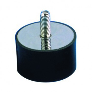 Plot antivibratoire 1 trou taraudé RADIAFLEX - 511156 - Charge de pression maximale : 800 N