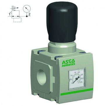 Régulateur de pression série 651 sans manomètre - 0,5 à 10 bar - G1/4