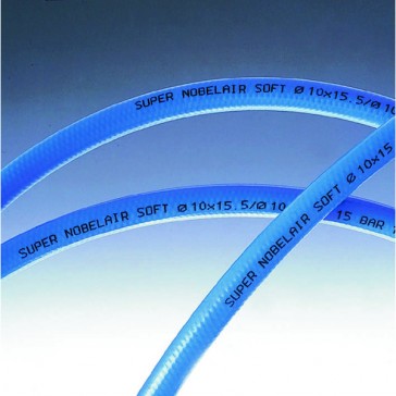 Tuyau industrie SNA SOFT BLEU - Diamètre intérieur : 10 mm - Diamètre extérieur : 15,5 mm - Longueur : 25 m