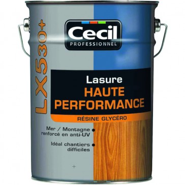 Lasure haute performance LX 530+ - 5 L - châtaignier
