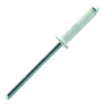 Rivet aveugle tête plate aluminium/acier Blanc AWD - Diamètre de la tige : 4 mm - Longueur du rivet : 12 mm