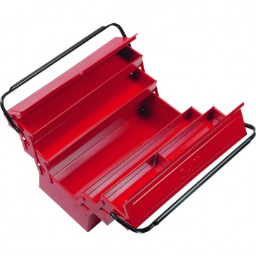 Boîte à outils 5 compartiments 605-R - 440 x 200 x 200 mm