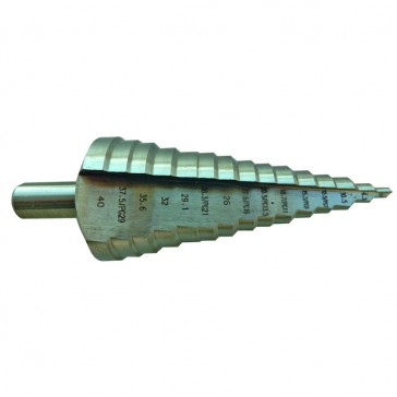 Foret étagé à tôles ATE781 HSS - Diamètre 3,5 à 40 mm - Longueur utile 90 mm
