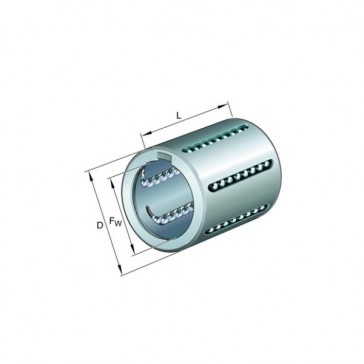 Douille à billes - Diamètre intérieur : 30 mm - Diamètre extérieur : 40 mm - Largeur : 50 mm