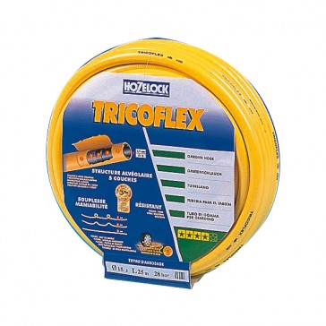 Tuyau d'arrosage PVC TRICOFLEX jaune - diamètre : 19 mm - longueur : 25 m
