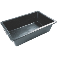 Auge plastique 25 Litres 600 x 390 x 160 mm noir