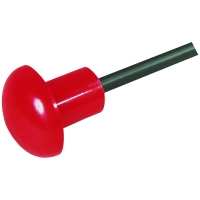 Embout de sécurité pour fer à béton - rouge - 60 mm - Sac de 125 pièces