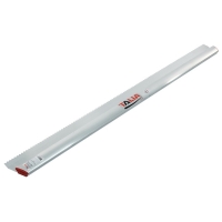 Règle de maçon crantée forme H avec profil fermé en aluminium 1,2 mètres