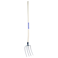 Fourche à fumier 4 dents avec manche bois de 135 cm