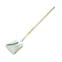 Pelle à neige extra creuse 420 mm largeur 370 mm avec manche bois pomme 1,2 mètres