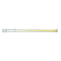 Manche de fourche fumier cintré avec douille en hêtre - 135 cm