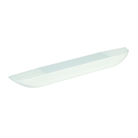 Entrée d'air aéro acoustique pour caisson de volet roulant blanc 22m3/h et 38DB