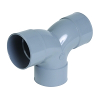 Coude double parallèle 87°30 femelle-femelle - Diamètre : 100 mm