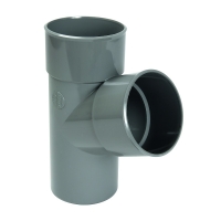 Embranchement 67°30 PVC mâle-femelle - diamètre 1 : 100 m - diamètre 2 : 40 mm