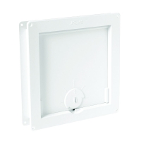 Chatiere porte a chat blanche à fermeture magnétique