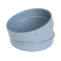 Secteur de coude 15° PVC - 100 mm