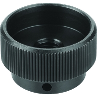 Ecrou moleté 06010 - acier - M10 - Forme B