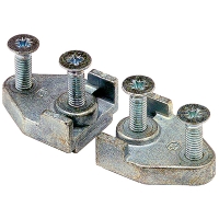 Pièce de fixation pour bras à glissière ferme-porte ITS 96 pour porte métallique