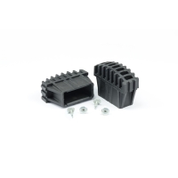Sabot enveloppant pour marchepied Noir 60 mm par Paire