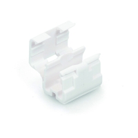 Guide de fixation mural pour ferme-imposte OL 90 blanc RAL 9016