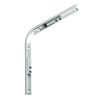 Renvoi d'angle pour ferme imposte O L90 argent