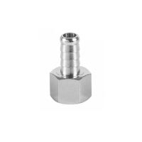 Jonction filetée pour raccord pneumatique JFTF - G 1/4" - Diamètre intérieur de tuyau : 8 mm