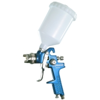 Pistolet à peinture par gravité CAR G041 - Diamètre de la buse : 1,7 mm - Capacité du godet : 0,5 L - Filetage d'entrée d'air : 1/4" - Filetage de raccordement au godet : 1,7 mm