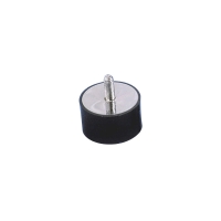 Butée cylindrique RADIAFLEX fixation à 1 tige filetée - D.60 mm - Charge de pression maximale : 3000 N - 511635