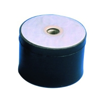 Butée cylindrique RADIAFLEX fixation à 2 trous taraudés - D.25,5 mm - Charge de pression maximale : 500 N - 520511