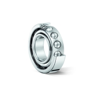 Roulement à billes à contact oblique à 1 rangée Série 7000 B - Diamètre intérieur : 20 mm - Diamètre extérieur : 52 mm - Largeur : 15 mm - Angle de contact : 40 °
