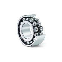 Roulement à billes à contact oblique à 2 rangées série 3000 A - Diamètre intérieur : 60 mm - Diamètre extérieur : 110 mm - Largeur : 36,5 mm - Angle de contact : 25 °