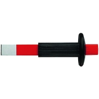 Burin extra plat avec poignée de protection 259.P - 235 mm