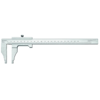 Pied à coulisse d'atelier 805M - Capacité : 200 mm - Hauteur du bec : 60 mm - Jauge de profondeur : sans - Bec pour mesure intérieure : Oui - Sortie de données : Non