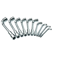Jeu de 10 clés à pipe 6 x 6 pans 75.JN10