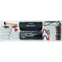 Composition de 96 outils pour la maintenance industrielle dans une boîte à outils métalllique 5 cases 2050.M100A