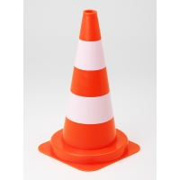 Cône de signalisation B PVC 2 bandes de peinture blanche (non rétroréfléchissantes) 75 cm 3,1 KG B 75 B