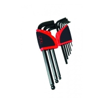 Râtelier de 9 clés mâles 6 pans à tête sphérique 67-AR9A - 1,5 à 10 mm