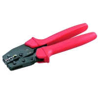 Pince à sertir à crémaillère pour cosses pré-isolées - Capacité : 0,5 à 6 mm²