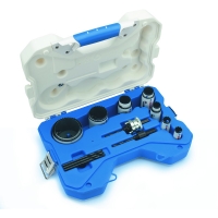 Coffret de 12 scies trépans 4321-56PD + accessoires - 16 à 76 mm