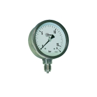 Manomètre série 7110 - G1/2" - D100 - inox - type 7111 - 16 bar - 000403022