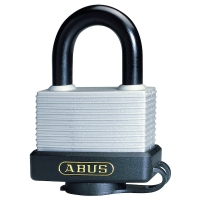 Cadenas à clé 70/45 laiton - Largeur du coffre : 49 mm - Hauteur de l'anse : 25 mm