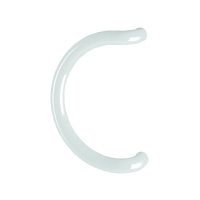 Poignée de tirage nylon STG95 filetée percée blanc