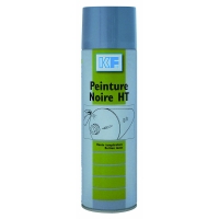 Peinture haute température NOIRE HT aérosol - mat - 500 mL