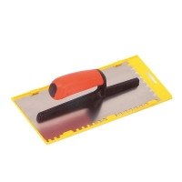 Platoir avec lame en inox denture carrée - 28 x 12 cm