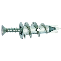 Cheville autoperceuse DRIVA pour plaques de plâtre avec vis tête fraisée TF5 - boîte de 100
