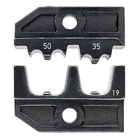 Profil de sertissage 50 x 12 mm pour embouts de câbles 35-50 mm² pour pince à sertir 97 43 200